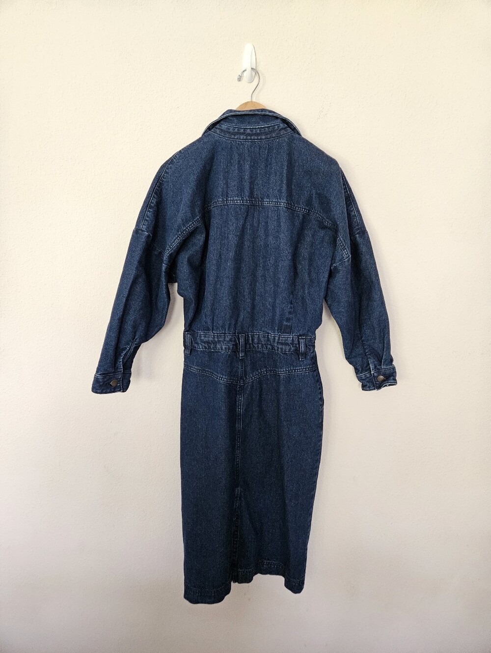 Zara Blue Denim Midi Dress - Picture 5 of 11
